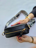 کیف دوشی زنانه مشکی مدل آویز دارکد61